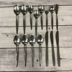 Interpur INR3 Stainless Steel Flatware Rose Korea 15 Pieces
